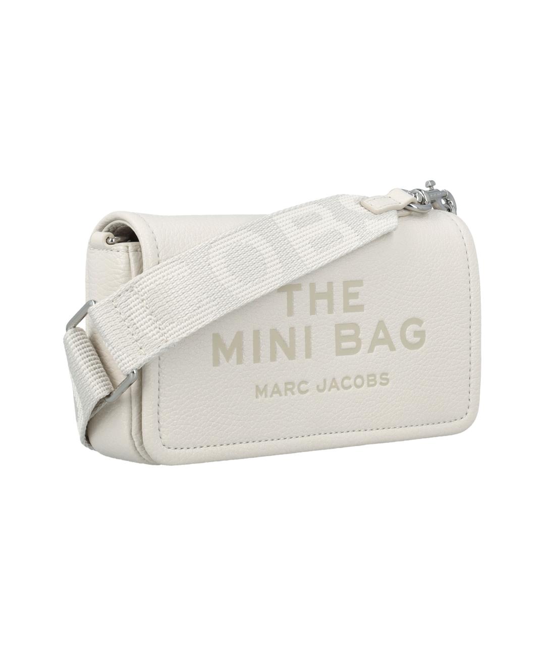 MARC JACOBS Белая кожаная сумка через плечо, фото 2