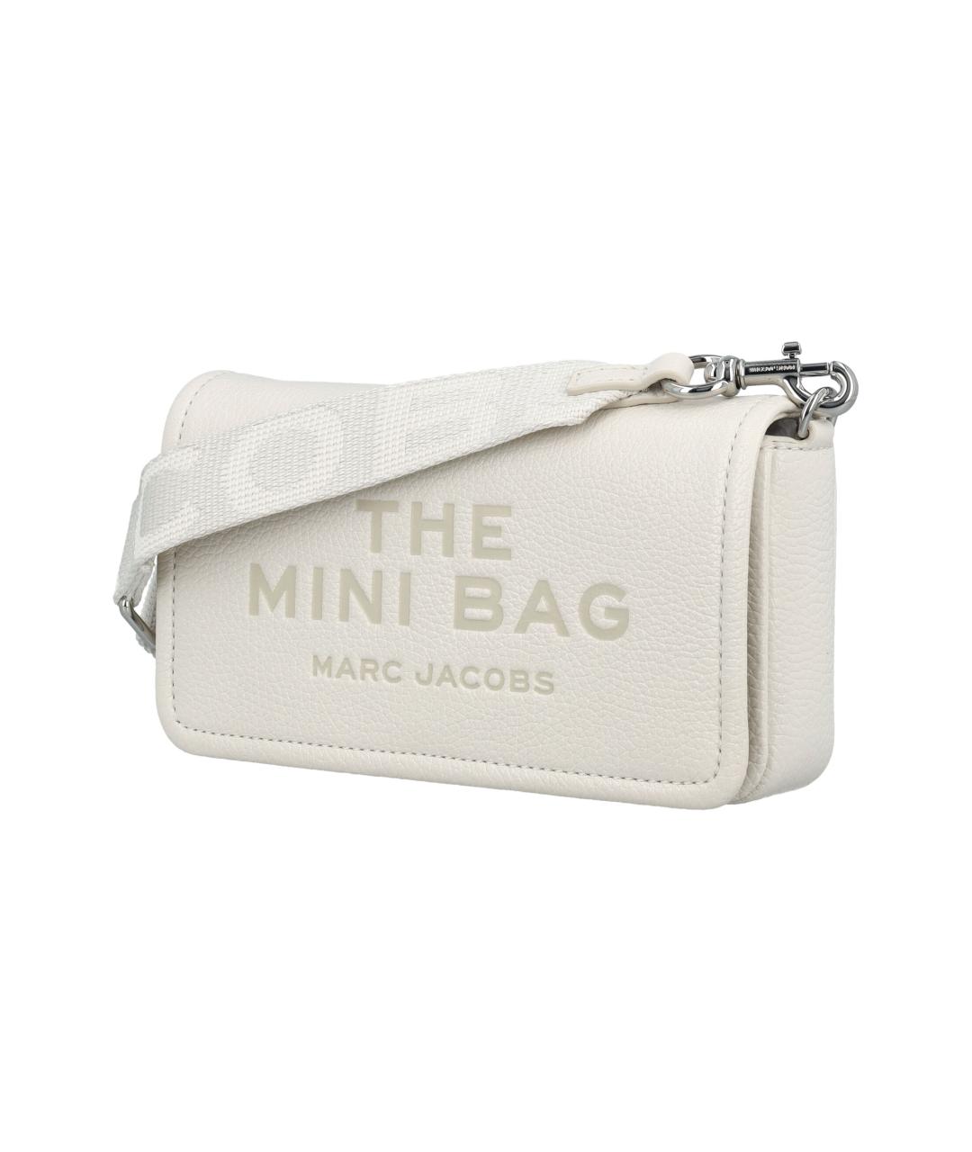 MARC JACOBS Белая кожаная сумка через плечо, фото 3