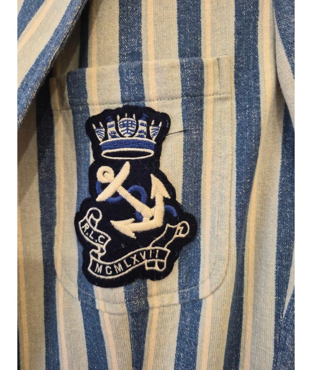 RALPH LAUREN Бежевый хлопковый жакет/пиджак, фото 3