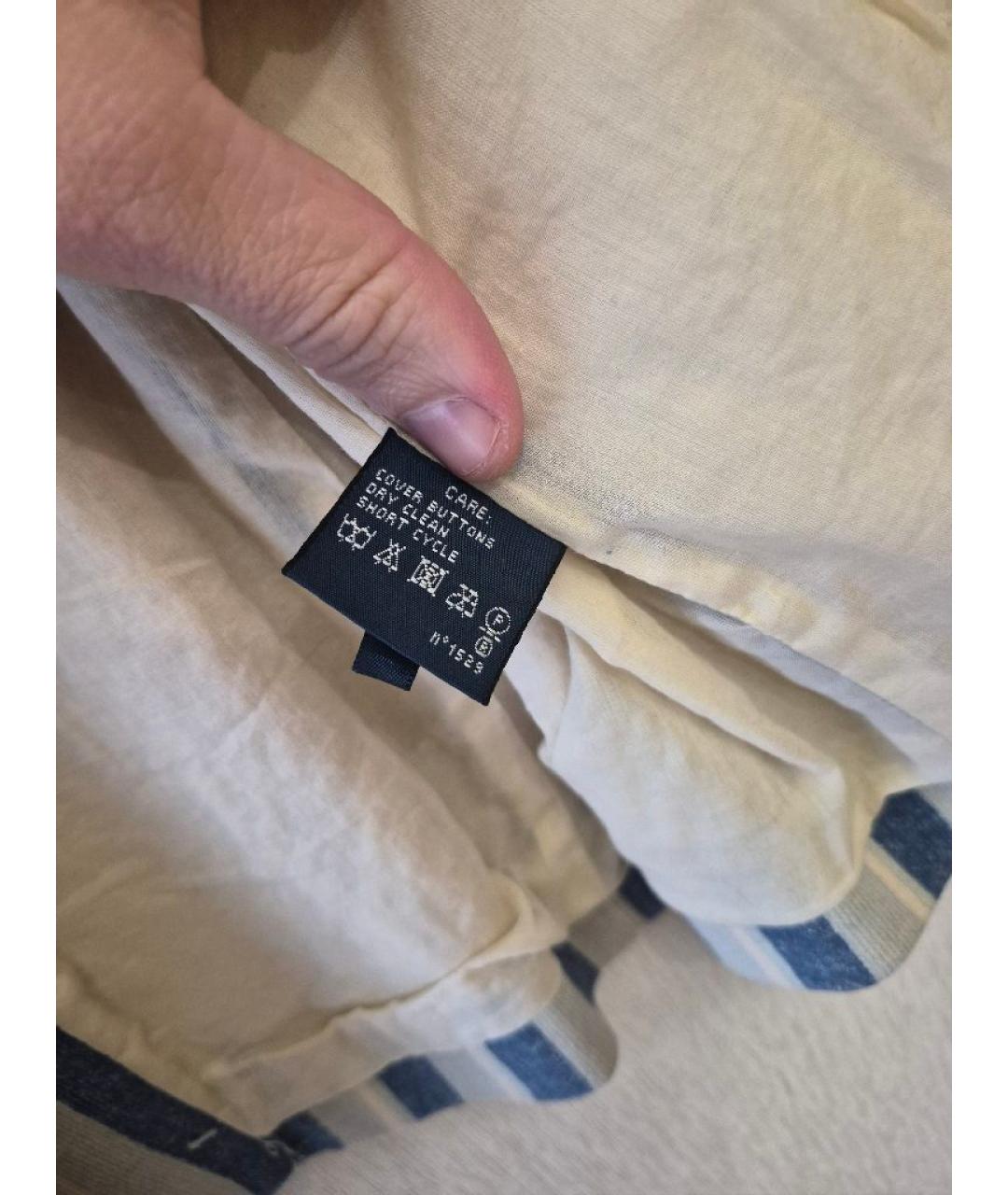 RALPH LAUREN Бежевый хлопковый жакет/пиджак, фото 5