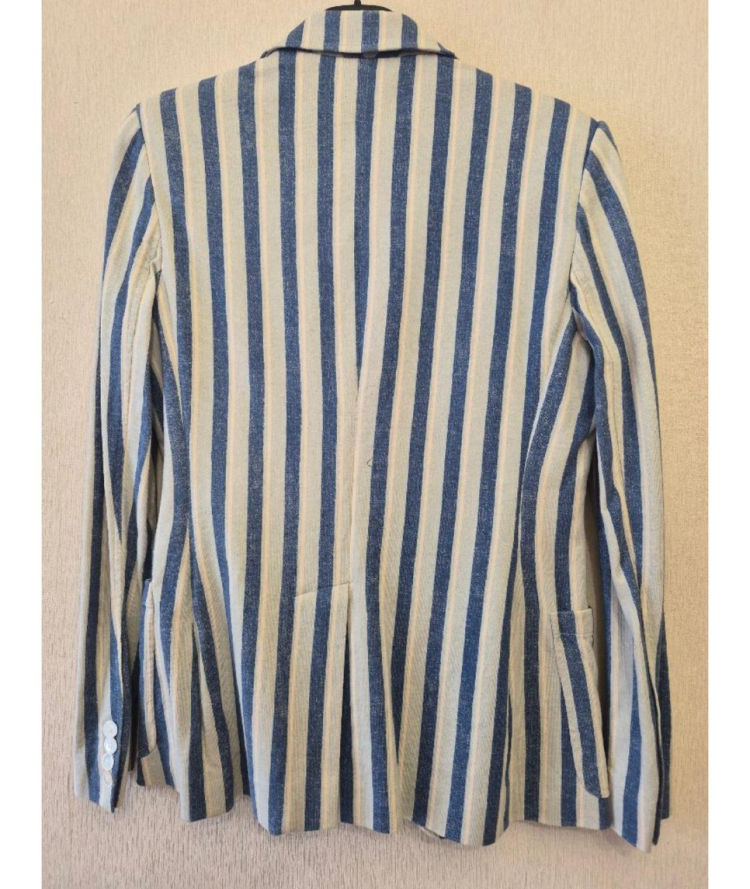 RALPH LAUREN Бежевый хлопковый жакет/пиджак, фото 4