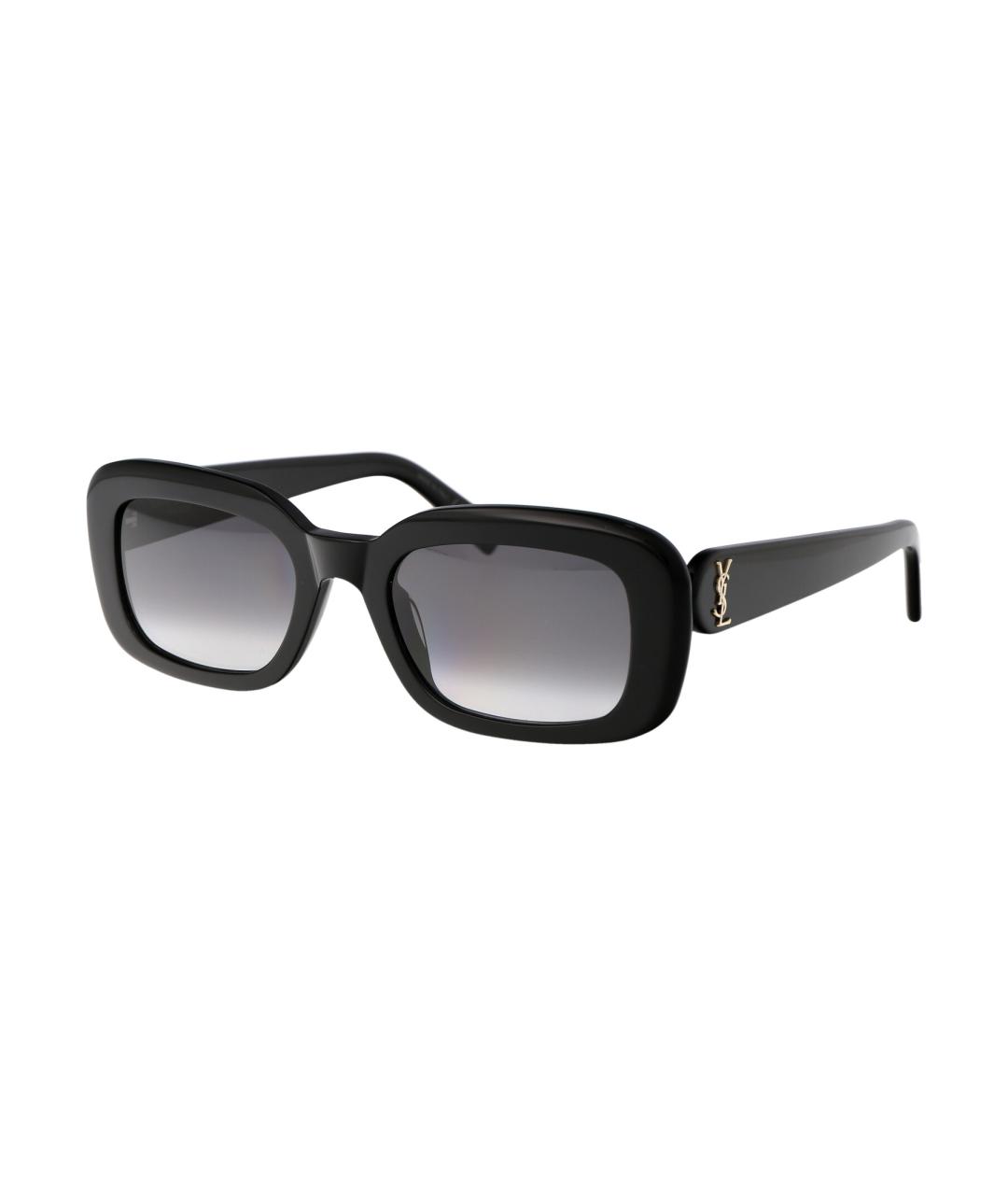 SAINT LAURENT Черные солнцезащитные очки, фото 1