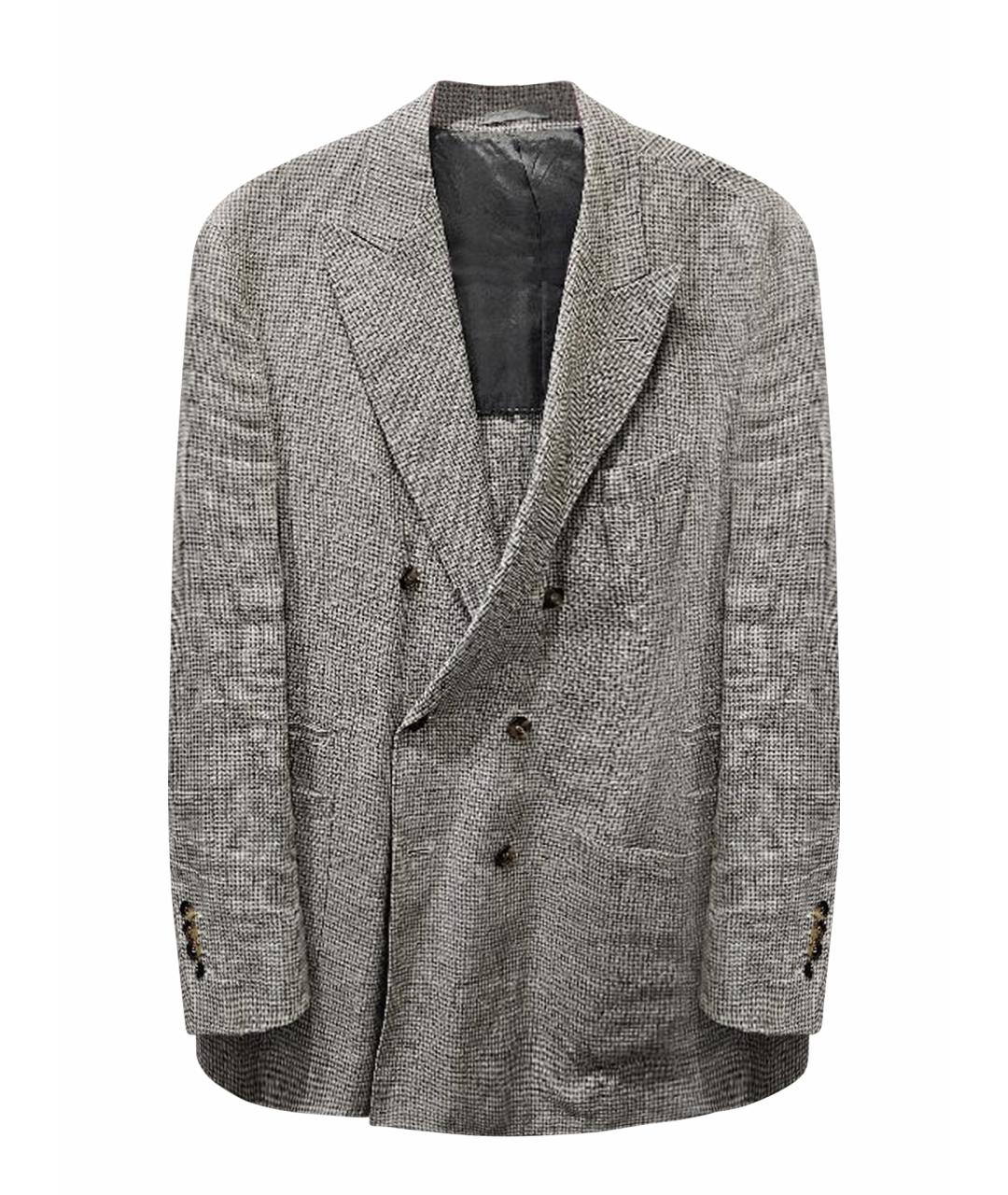 BRUNELLO CUCINELLI Бежевый льняной пиджак, фото 1