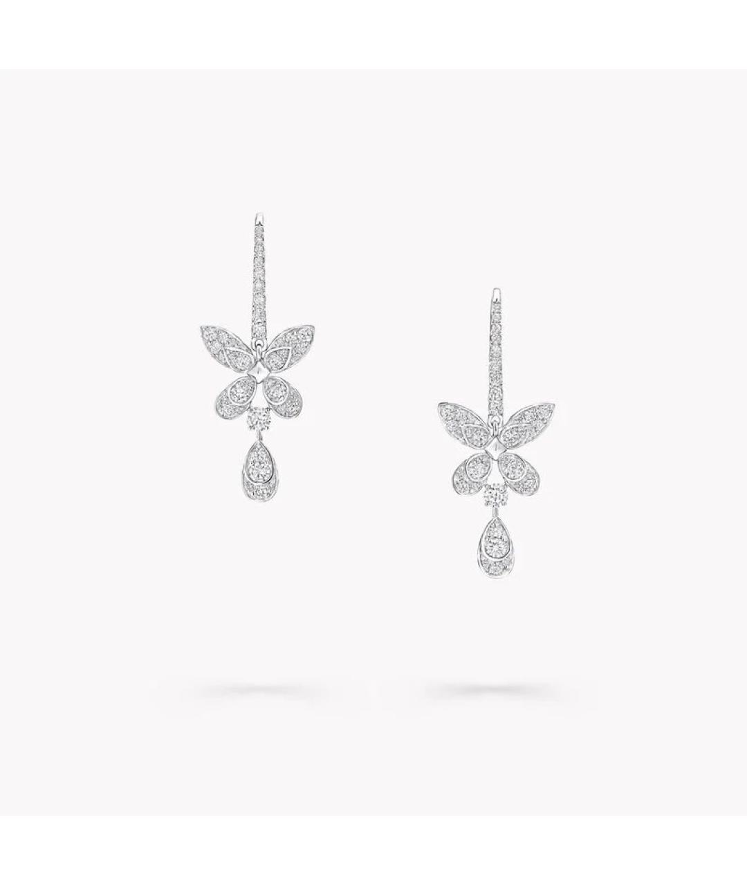 GRAFF Белые серьги из белого золота, фото 4