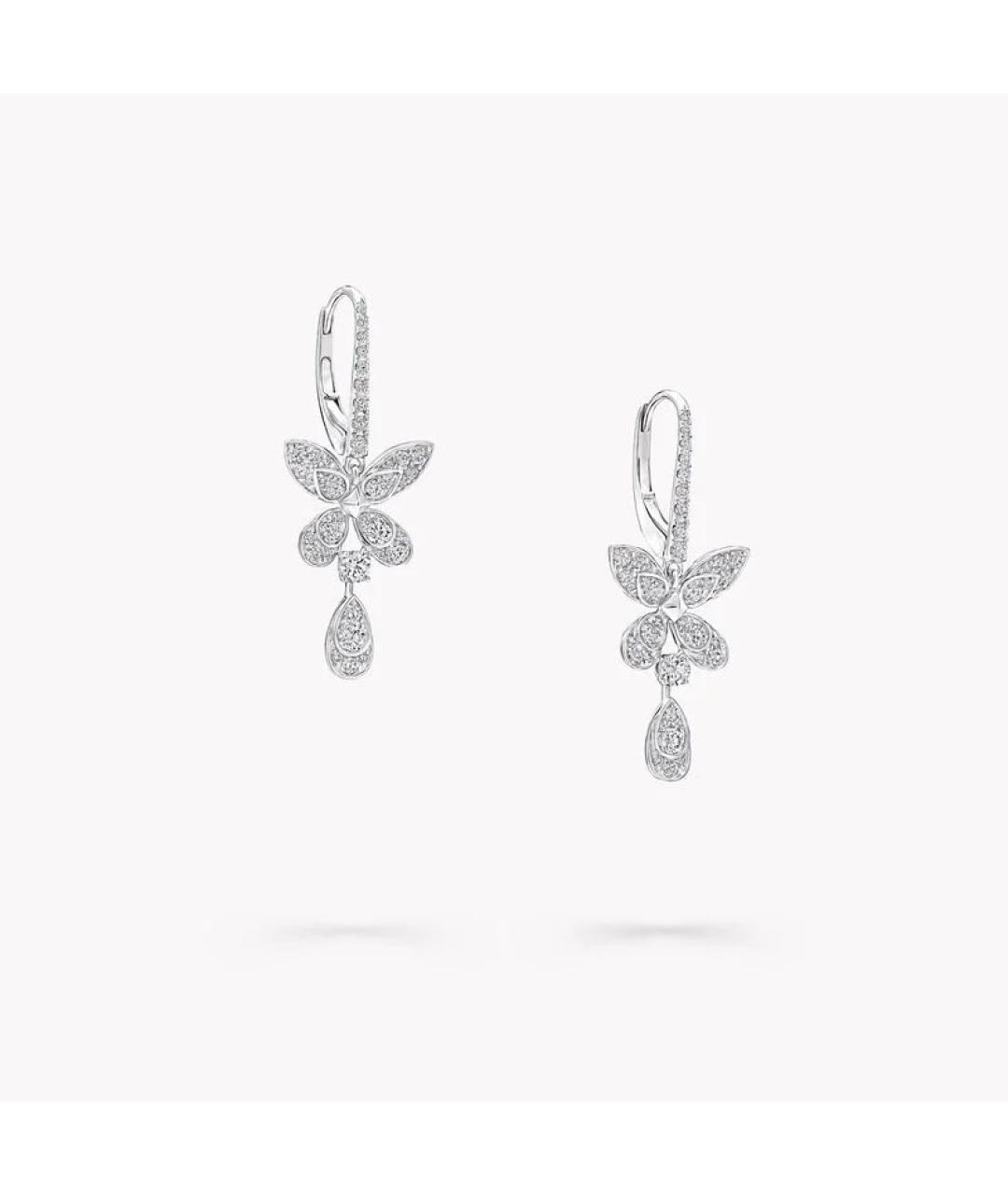 GRAFF Белые серьги из белого золота, фото 3