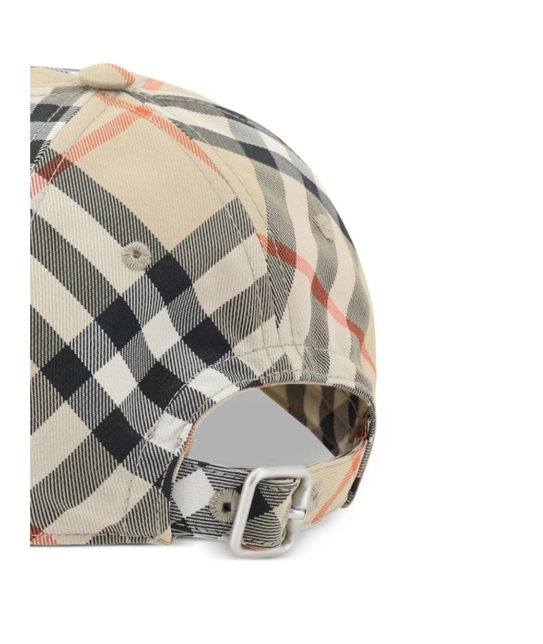 BURBERRY Бежевая кепка, фото 3
