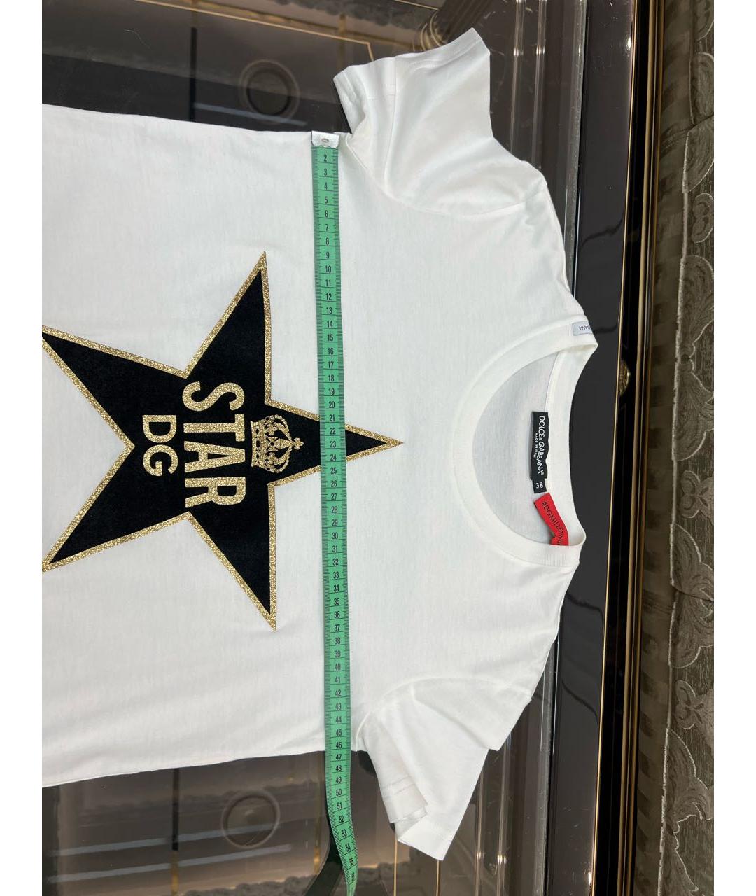 DOLCE&GABBANA Белая футболка, фото 7