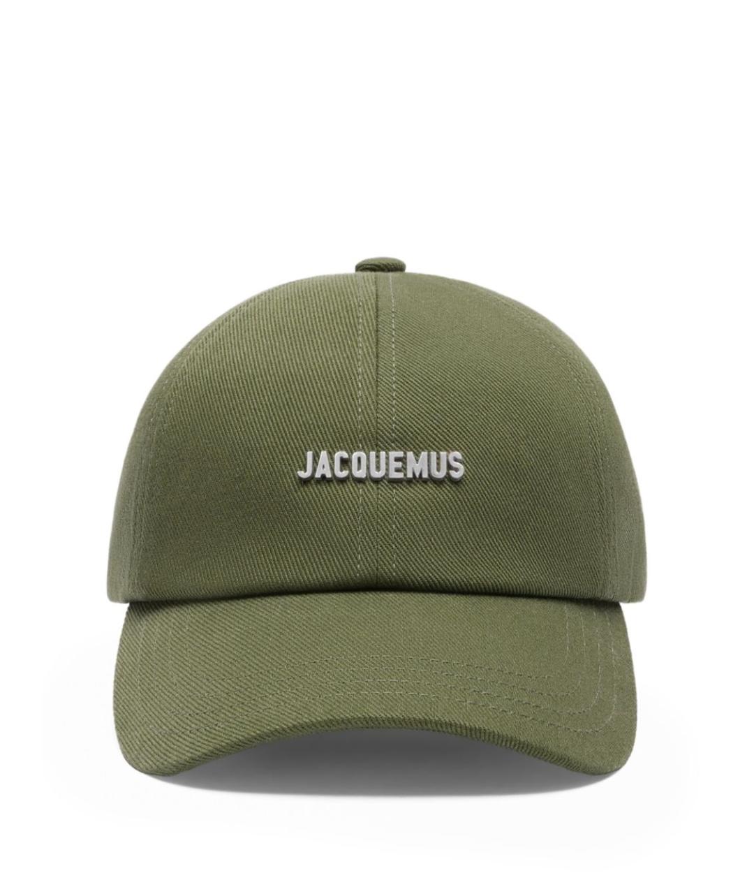 JACQUEMUS Зеленая хлопковая кепка, фото 1