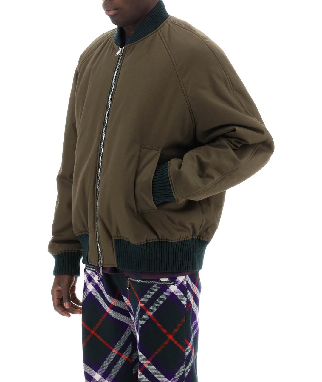BURBERRY Мульти полиэстеровая куртка, фото 4