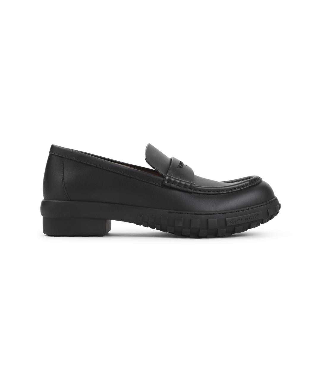 GIVENCHY Черные кожаные лоферы, фото 6