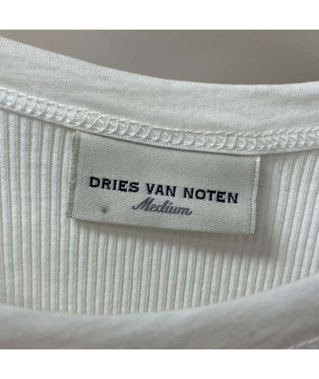 DRIES VAN NOTEN Белая майка, фото 2