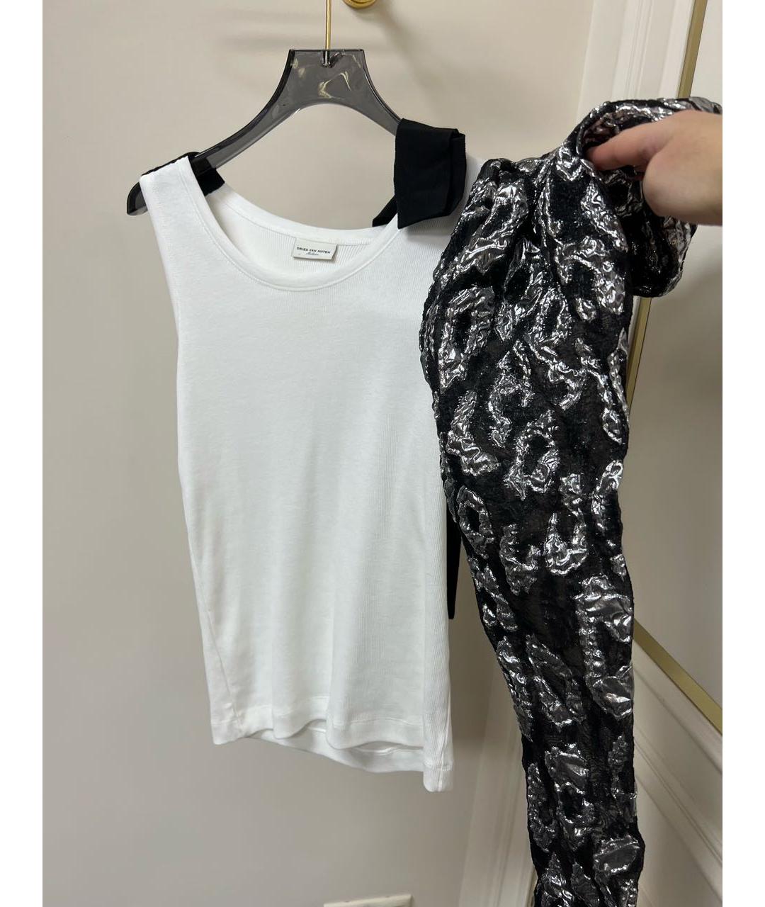 DRIES VAN NOTEN Белая майка, фото 4