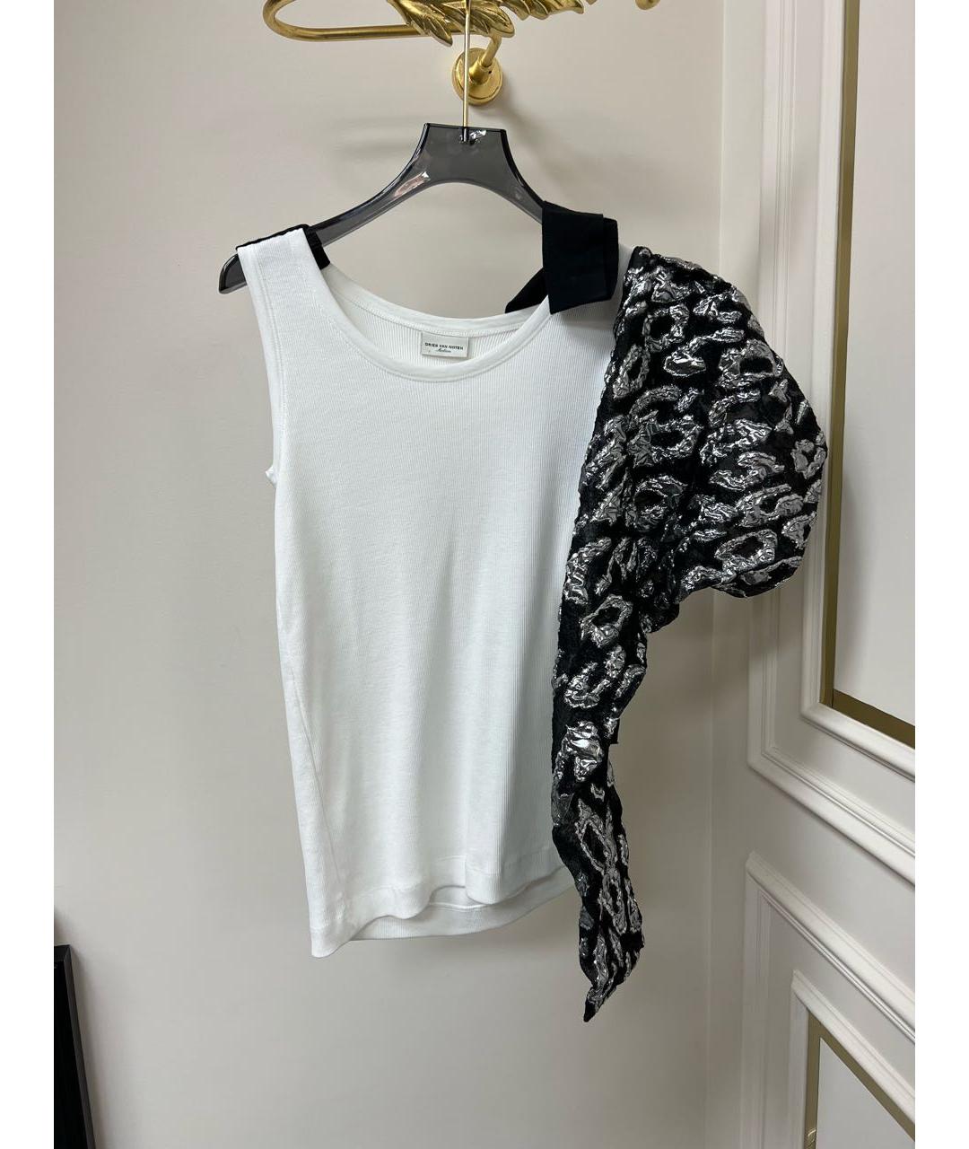 DRIES VAN NOTEN Белая майка, фото 9