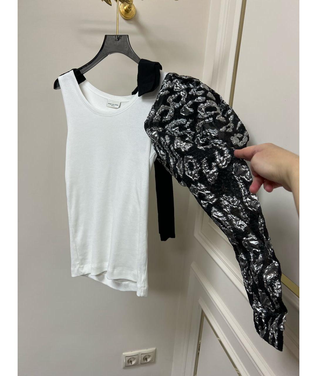 DRIES VAN NOTEN Белая майка, фото 5