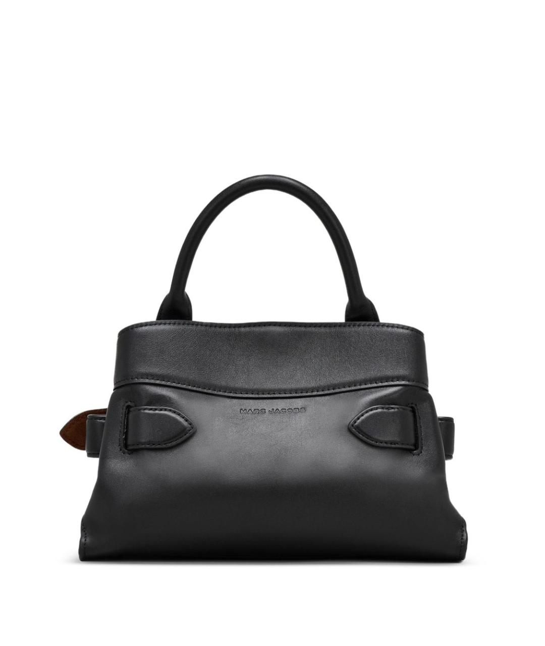 MARC JACOBS Черная кожаная сумка с короткими ручками, фото 5