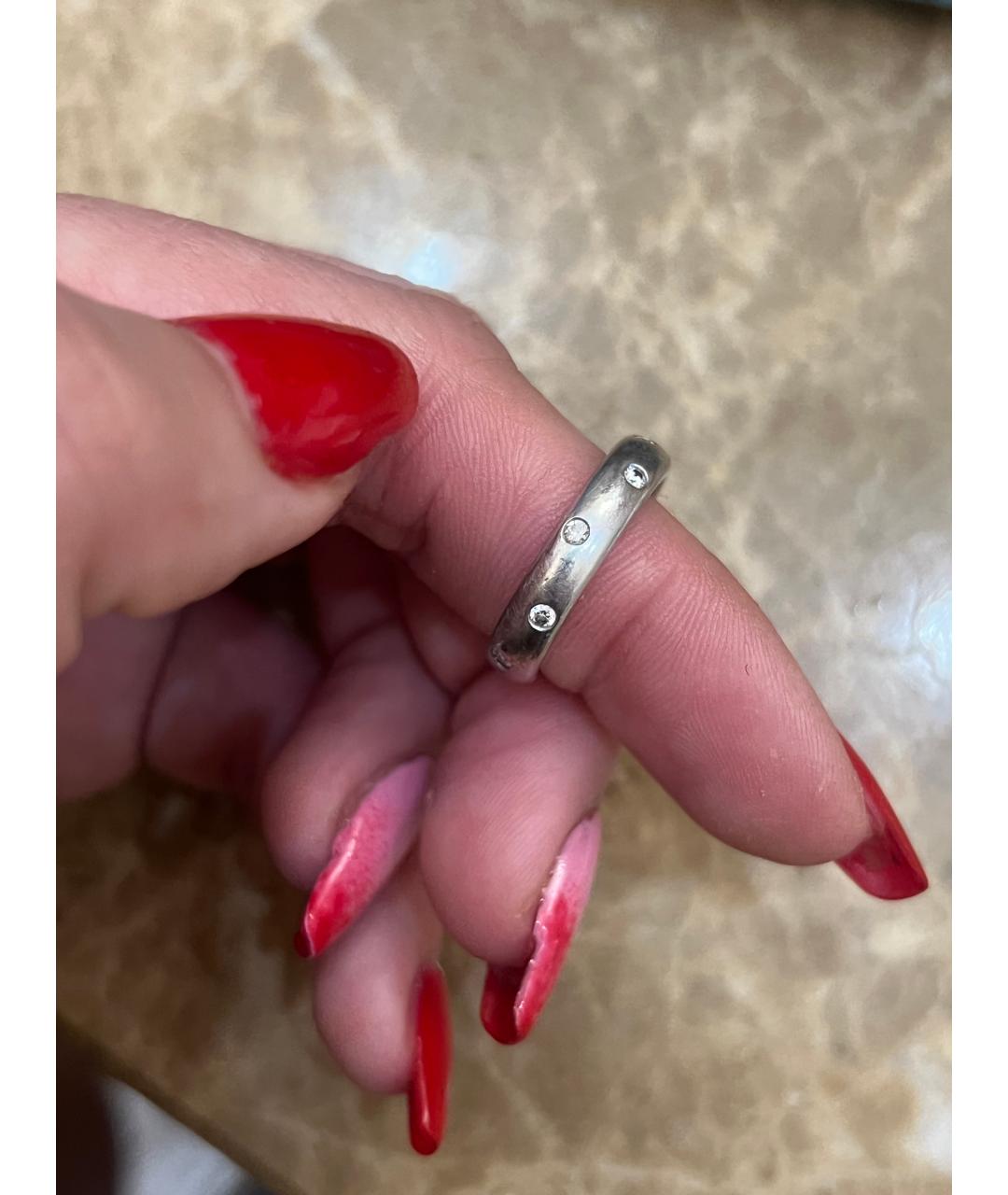 TIFFANY&CO Белое платиновое кольцо, фото 2