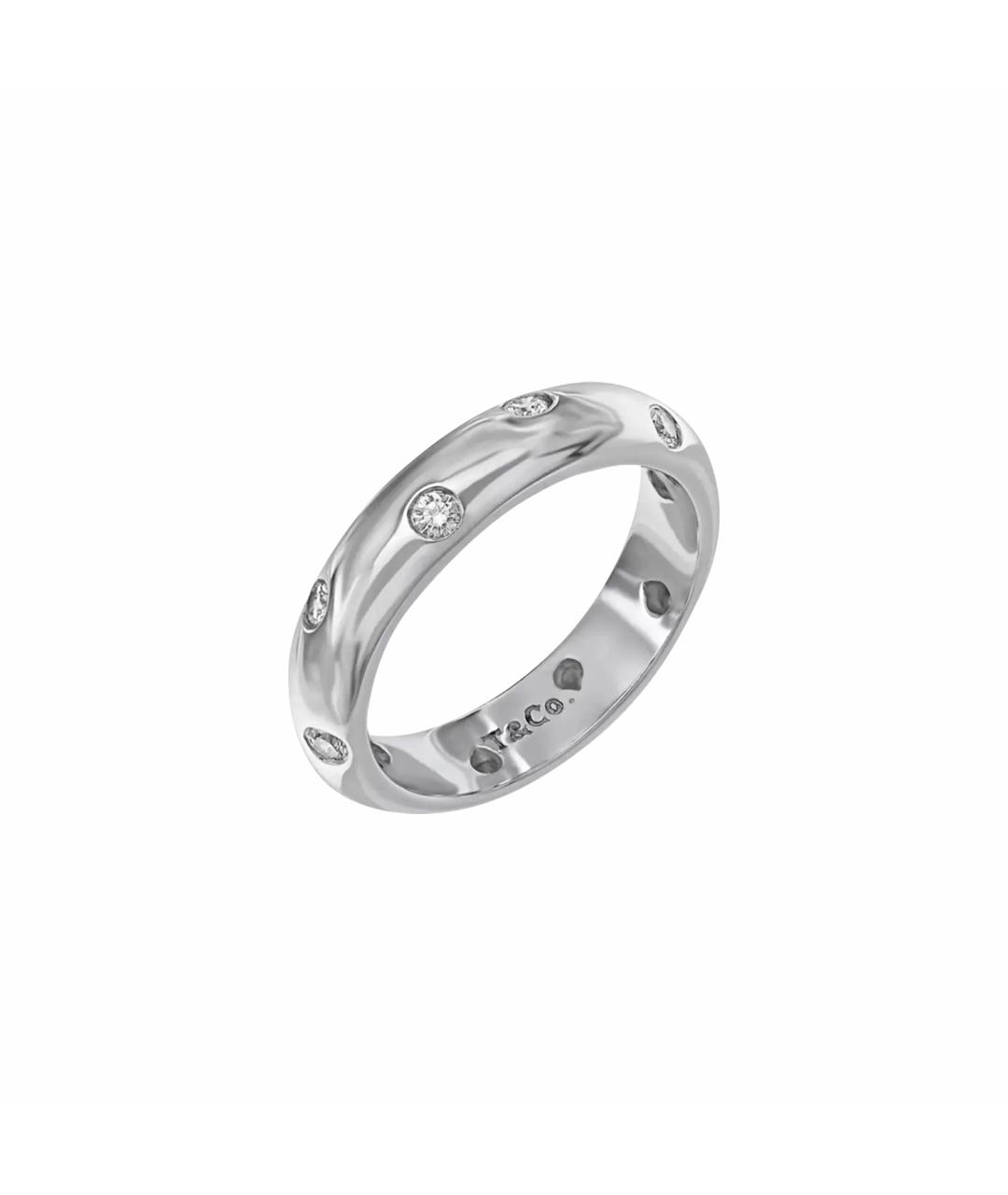 TIFFANY&CO Белое платиновое кольцо, фото 1