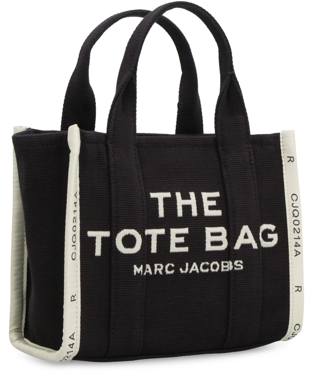 MARC JACOBS Черная тканевая сумка тоут, фото 3