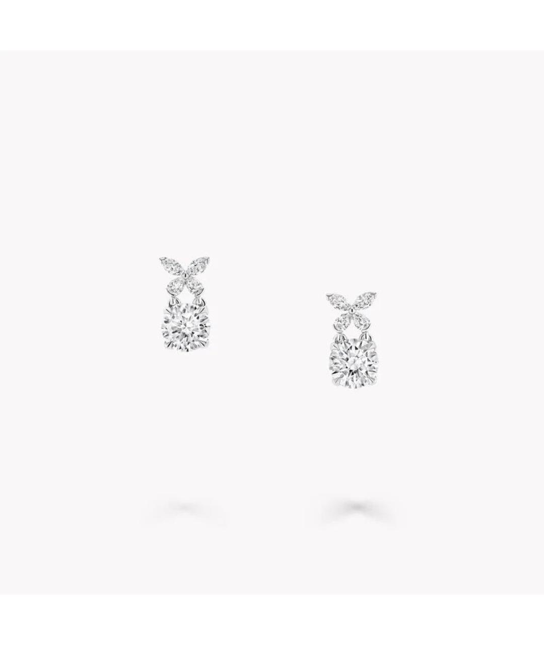 GRAFF Белые серьги из белого золота, фото 3