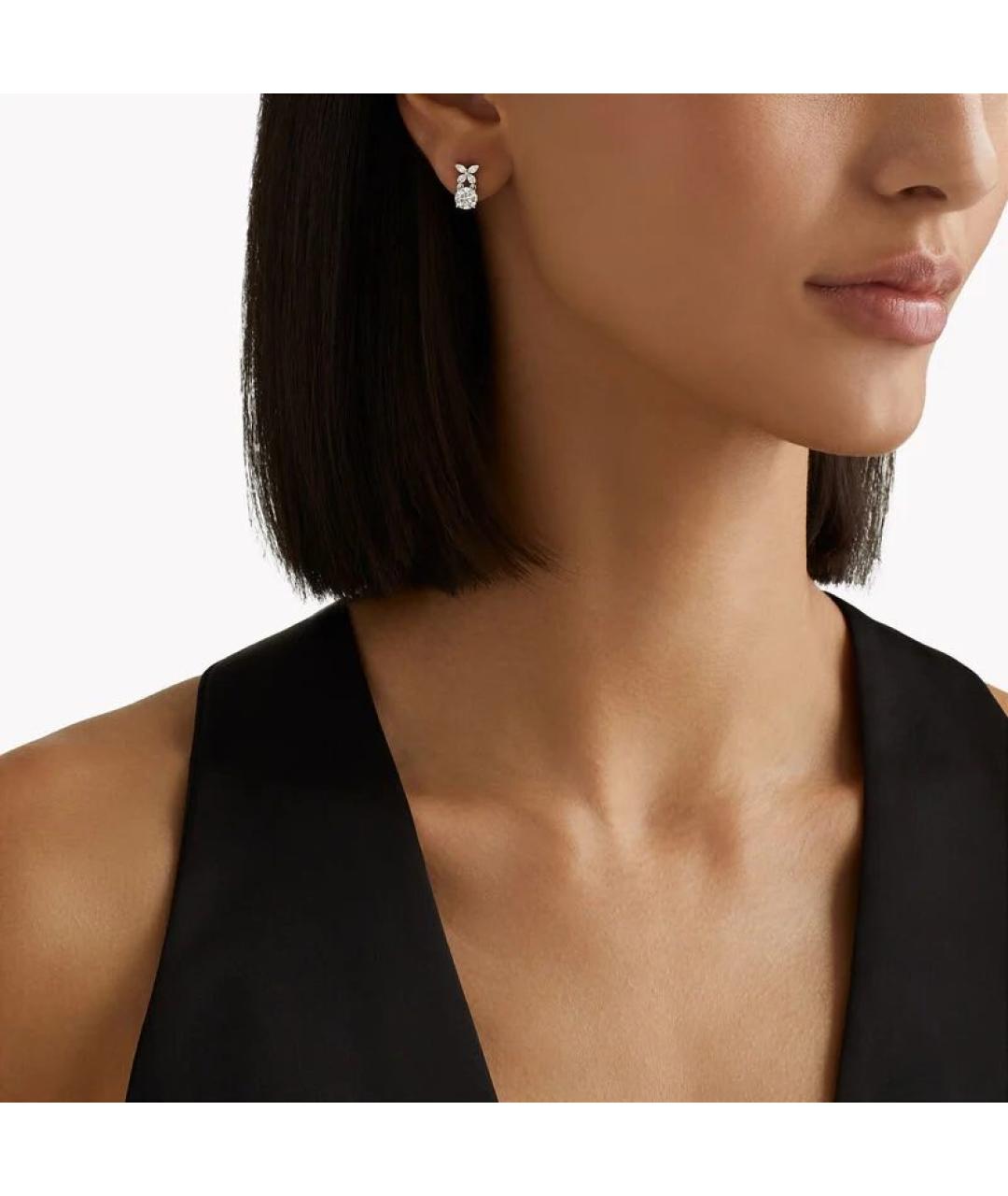 GRAFF Белые серьги из белого золота, фото 2