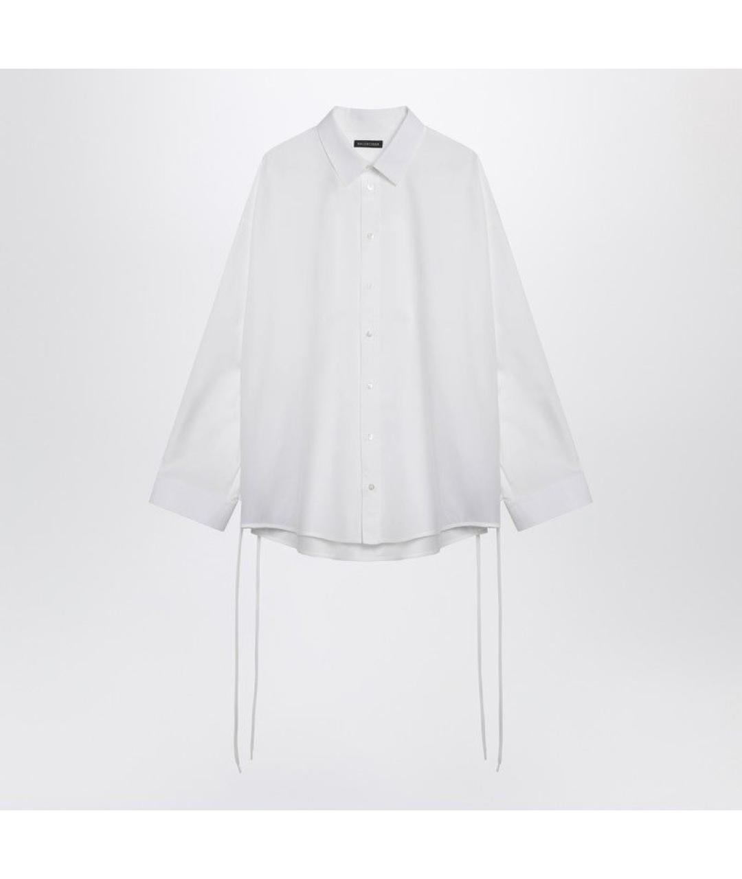 BALENCIAGA Белая хлопковая рубашка, фото 3