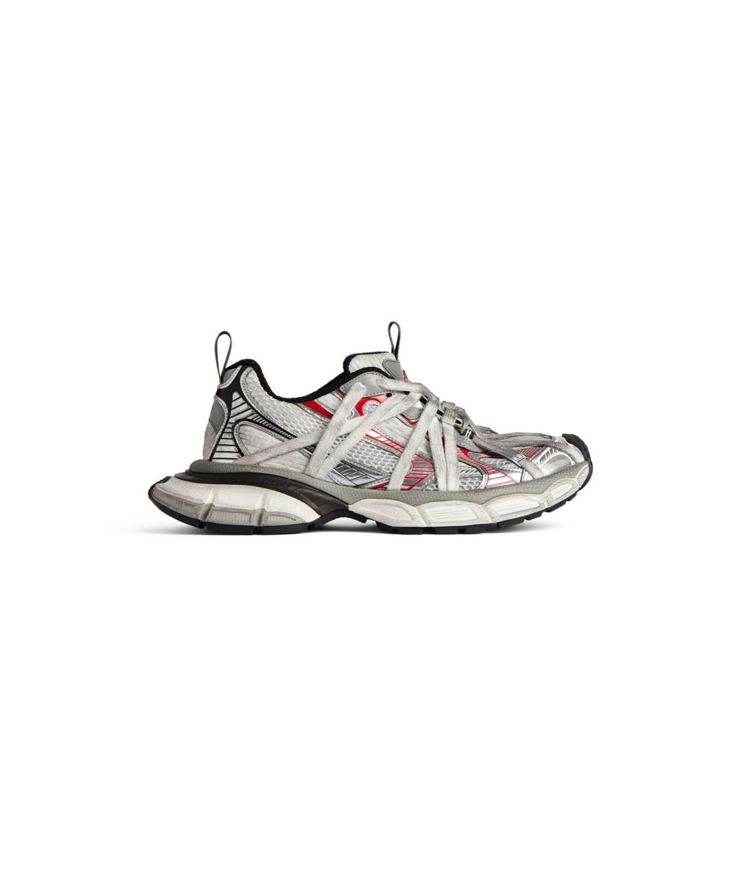 BALENCIAGA Серые текстильные низкие кроссовки / кеды, фото 1