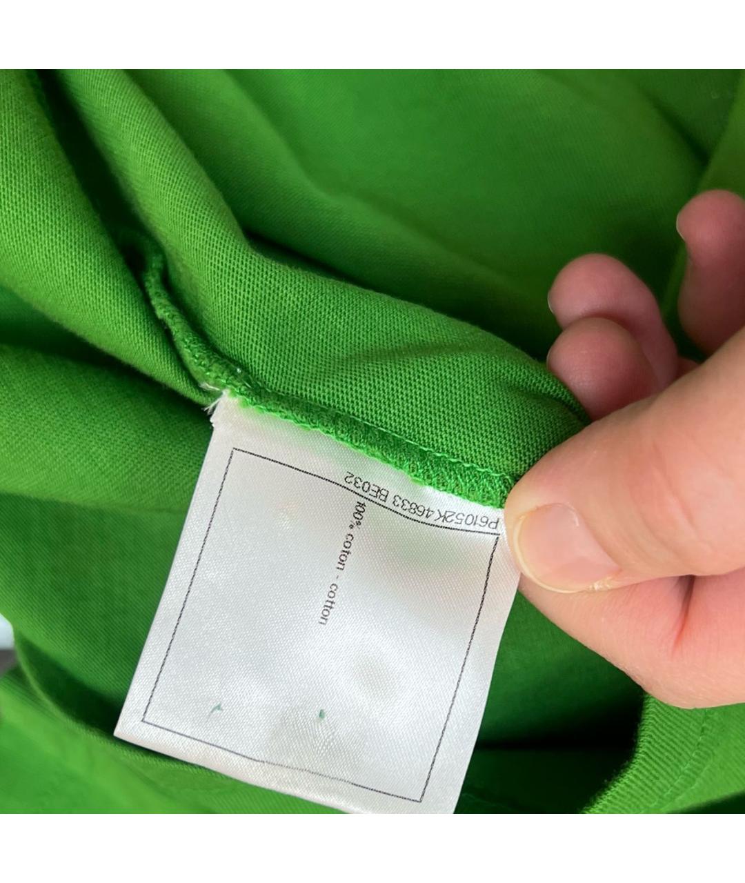 CHANEL Зеленая хлопковая футболка, фото 7