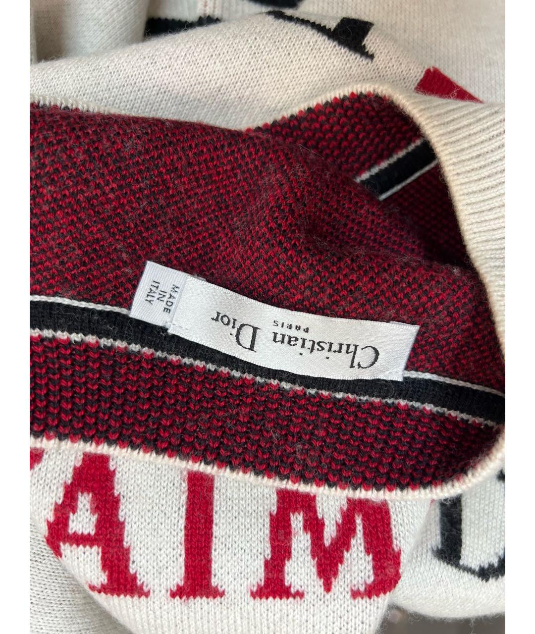 CHRISTIAN DIOR Серый джемпер / свитер, фото 6