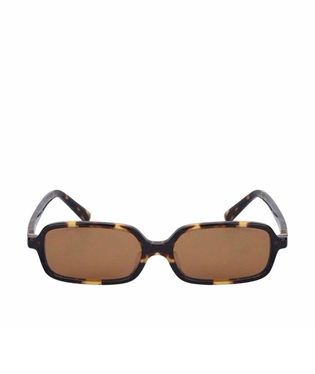 MIU MIU Оранжевое пластиковые солнцезащитные очки, фото 4