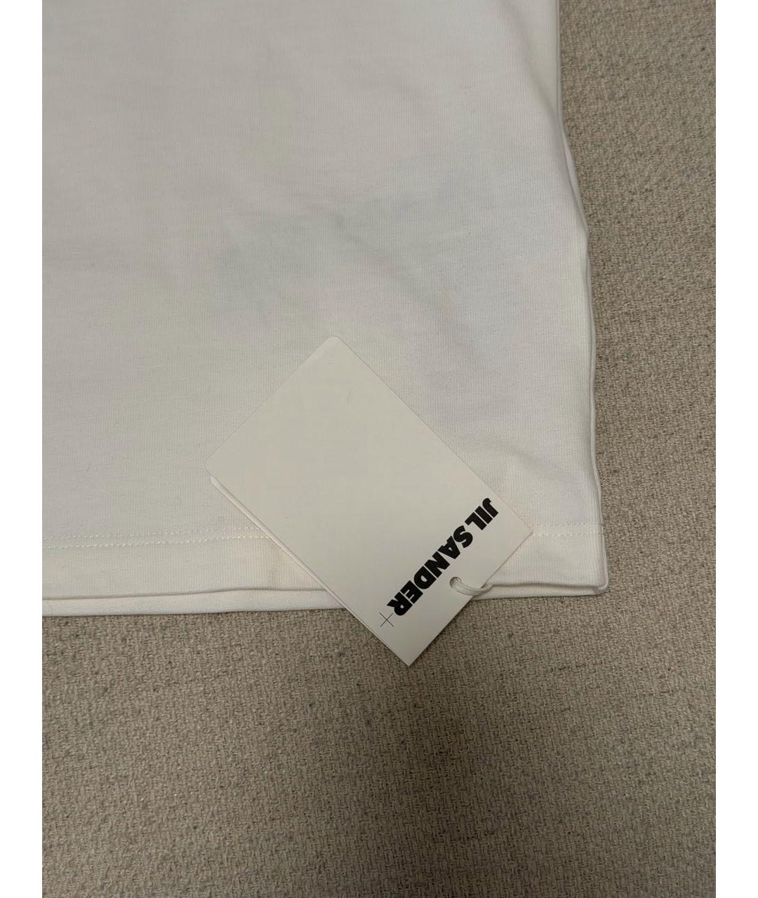 JIL SANDER Белая футболка, фото 4