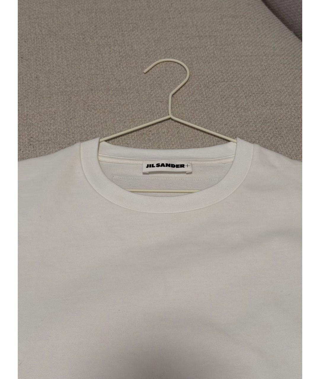 JIL SANDER Белая футболка, фото 3