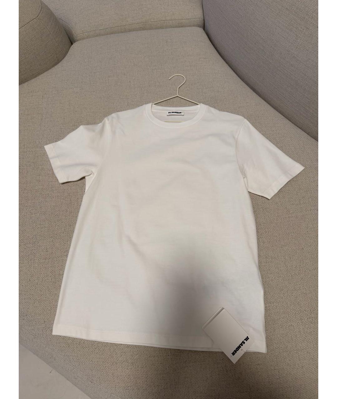 JIL SANDER Белая футболка, фото 5