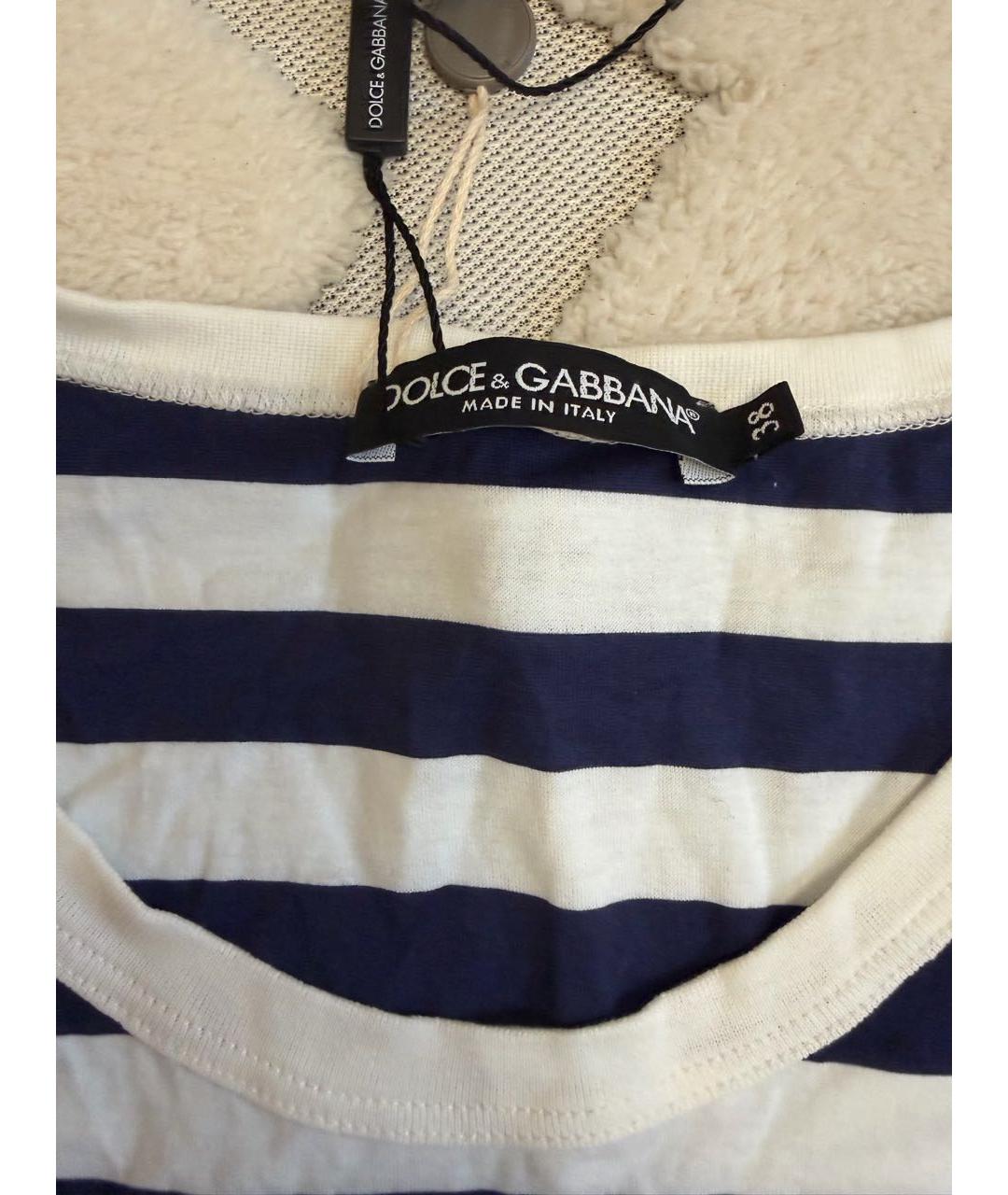 DOLCE&GABBANA Белая майка, фото 2