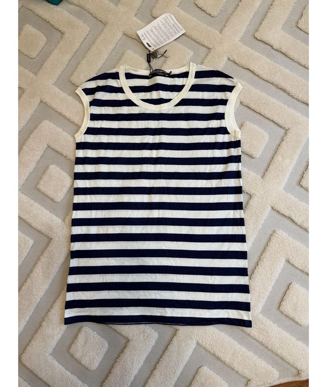 DOLCE&GABBANA Белая майка, фото 6