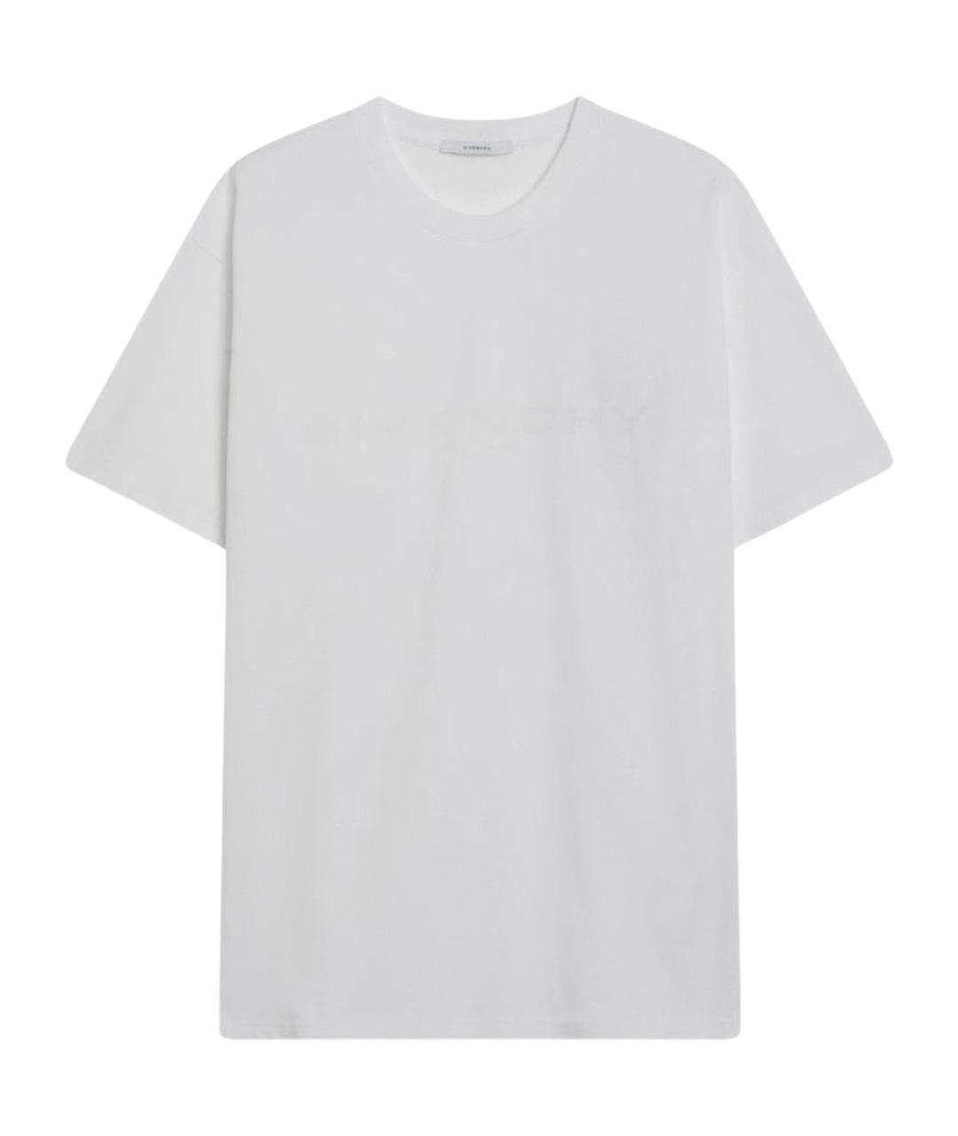 GIVENCHY Белая хлопковая футболка, фото 1