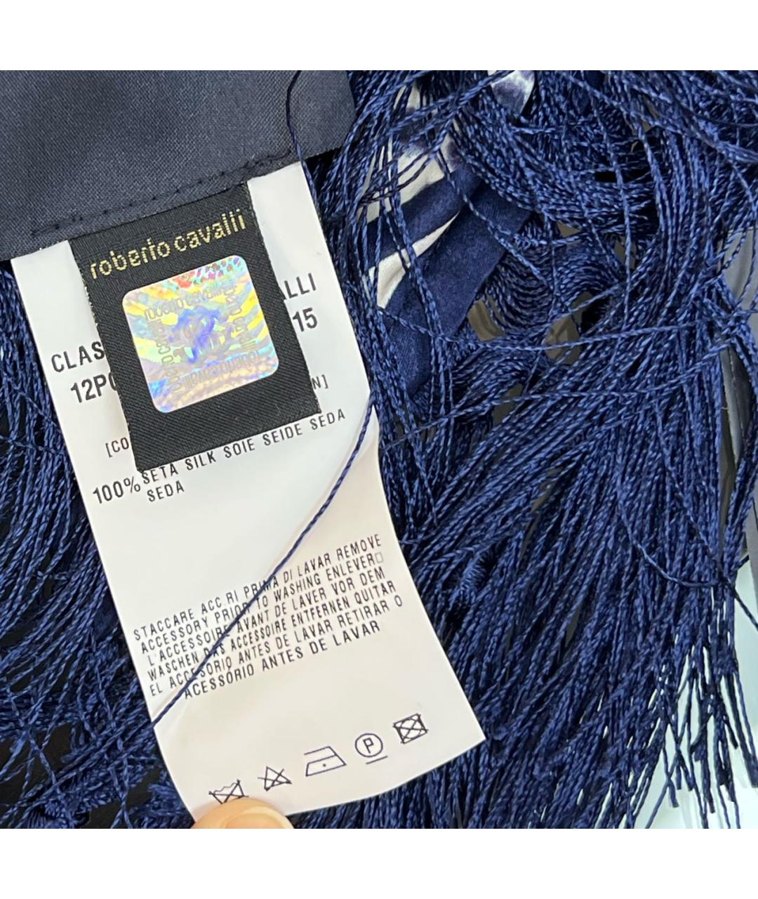 ROBERTO CAVALLI Мульти шелковый платок, фото 4