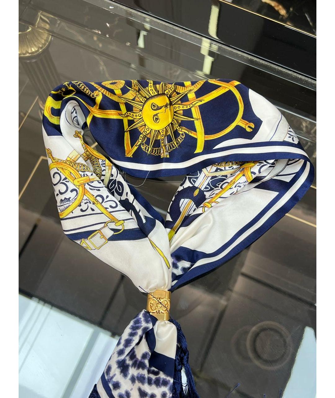 ROBERTO CAVALLI Мульти шелковый платок, фото 3