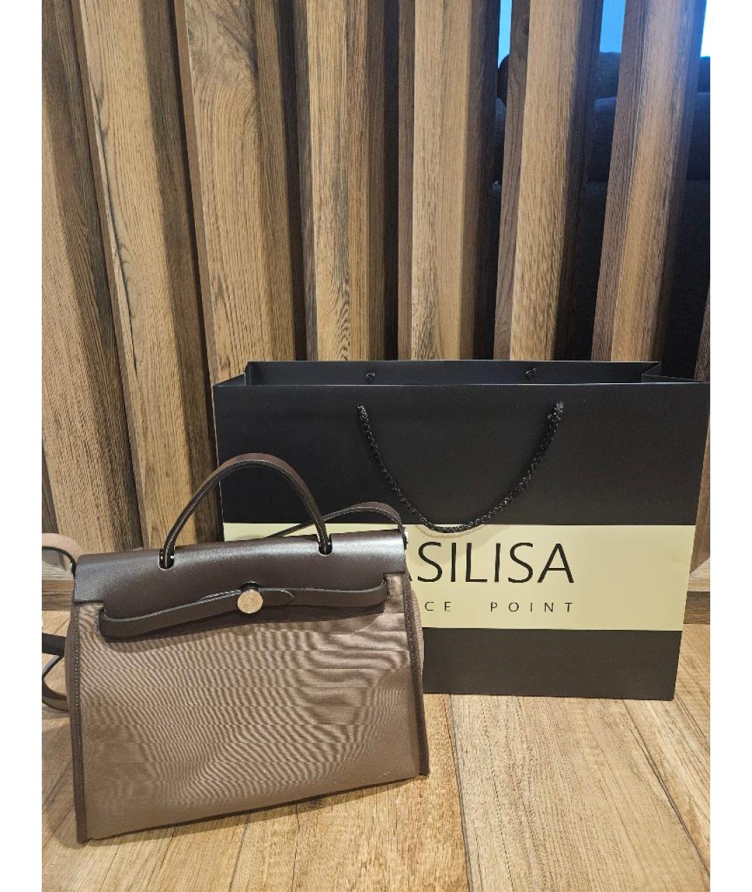 HERMES Бежевая сумка через плечо, фото 5