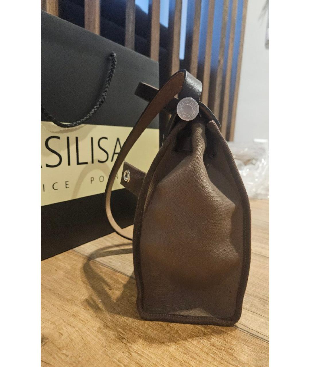 HERMES Бежевая сумка через плечо, фото 2