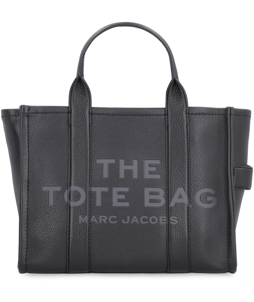 MARC JACOBS Черная кожаная сумка тоут, фото 2