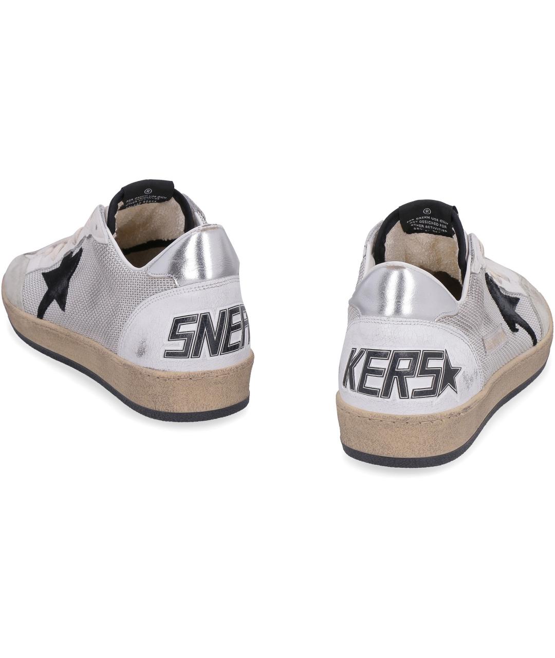 GOLDEN GOOSE DELUXE BRAND Серебряные низкие кроссовки / кеды, фото 3