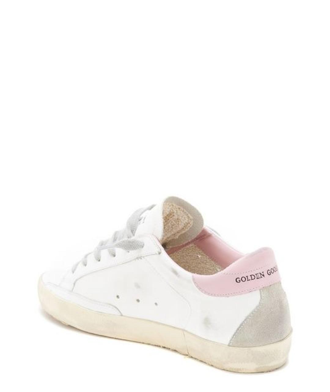 GOLDEN GOOSE DELUXE BRAND Белые кожаные кроссовки, фото 3