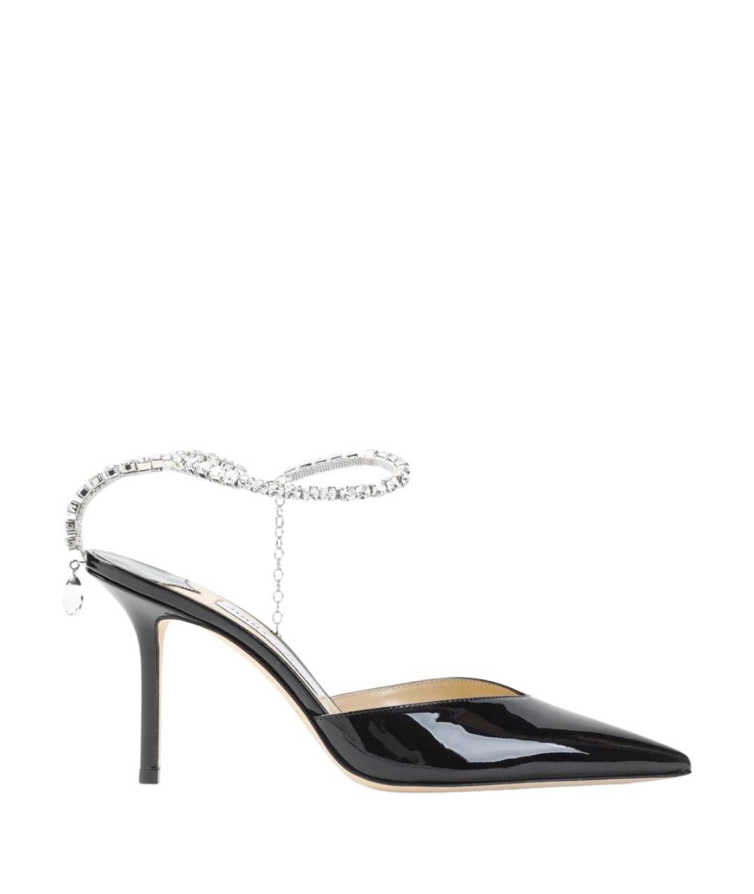 JIMMY CHOO Черные туфли из лакированной кожи, фото 1