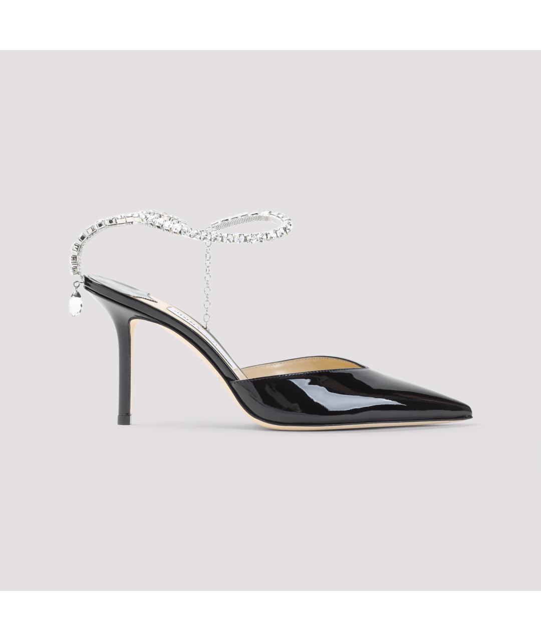 JIMMY CHOO Черные туфли из лакированной кожи, фото 3