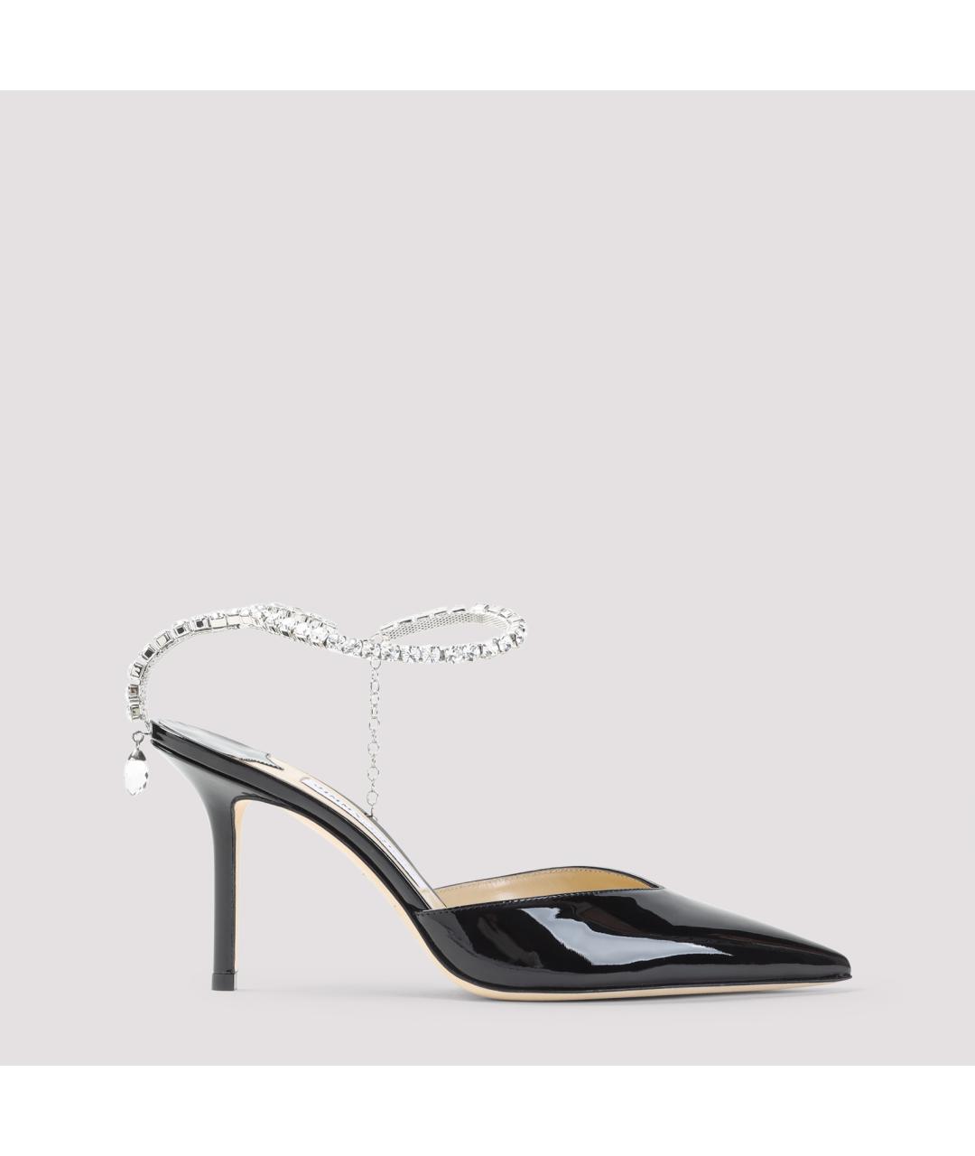 JIMMY CHOO Черные туфли из лакированной кожи, фото 2