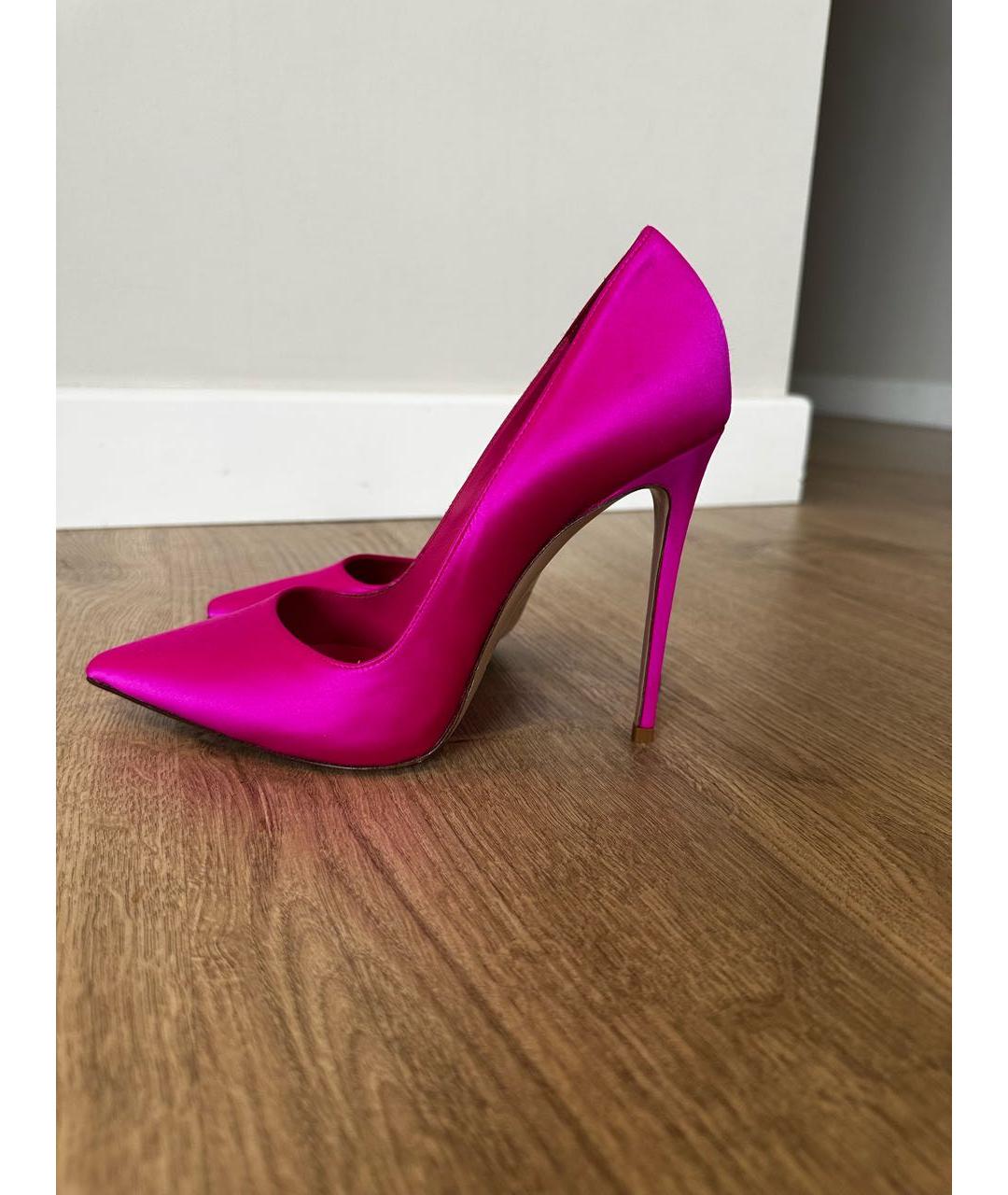 LE SILLA Фуксия текстильные туфли, фото 7