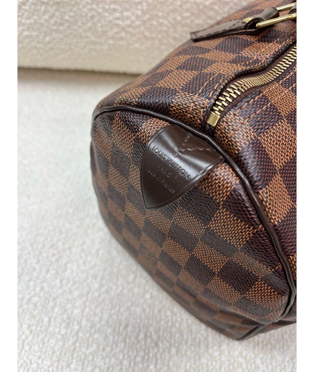 LOUIS VUITTON Коричневая сумка с короткими ручками, фото 7