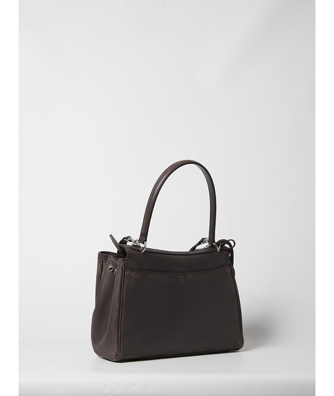 BALENCIAGA Коричневая кожаная сумка тоут, фото 2