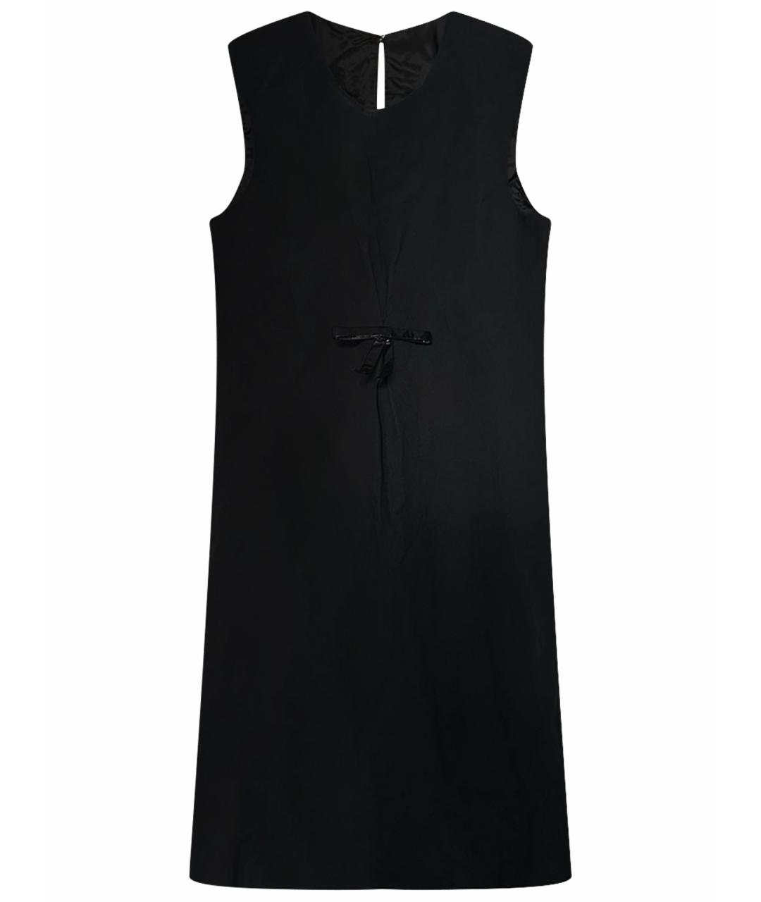NO. 21 Черное вискозное коктейльное платье, фото 1
