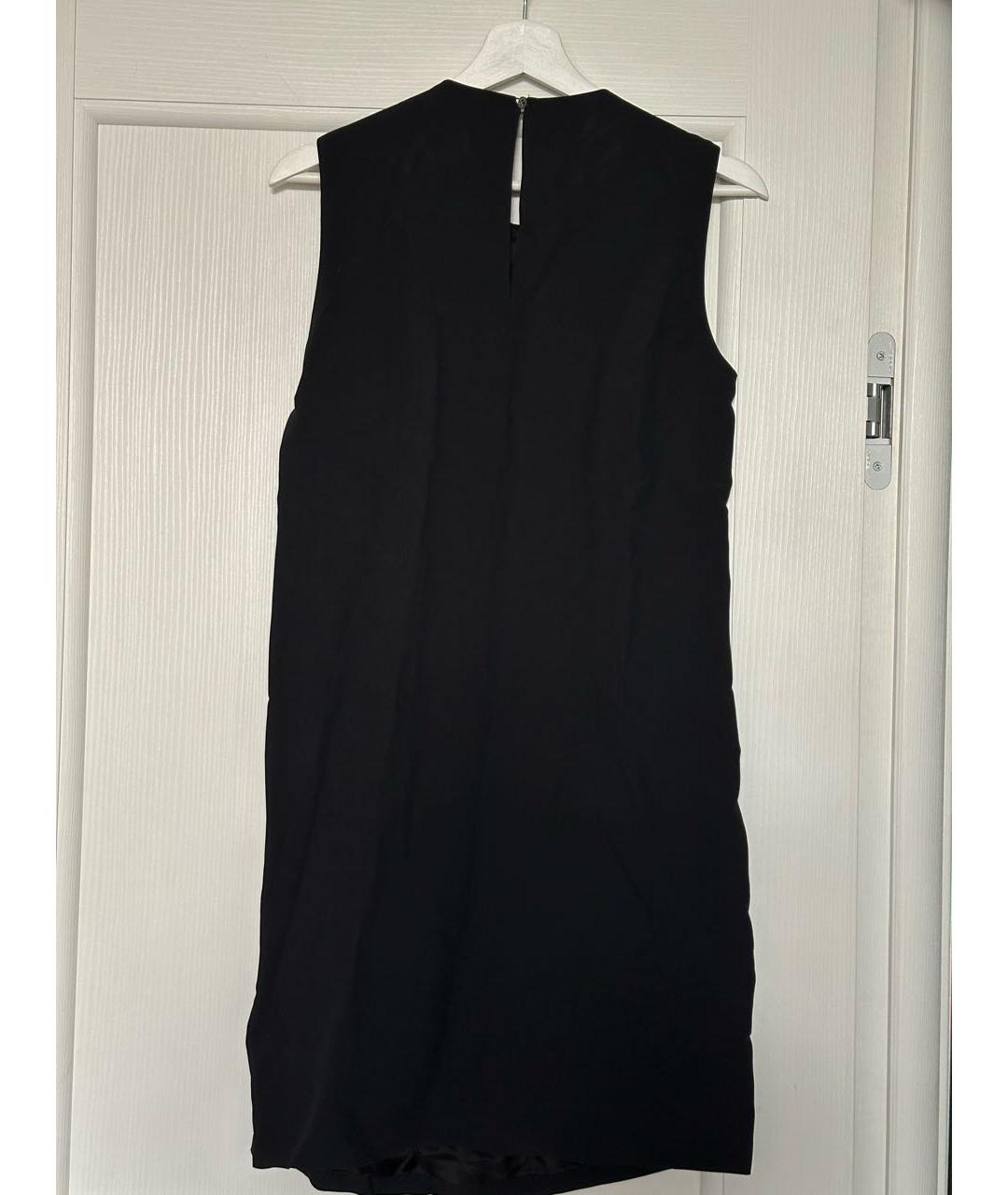 NO. 21 Черное вискозное коктейльное платье, фото 2